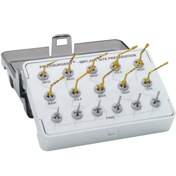 Piezosurgery implant tray