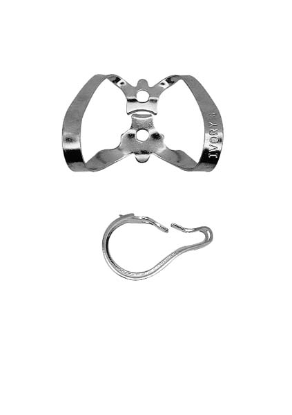 Ivory Clamp Labial Winged